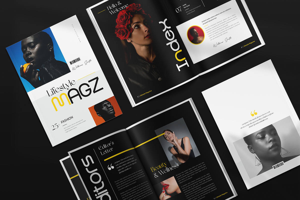 The Lifestyle Magazine Template, a Magazine Template by NorthPeak (Photo 2 of 9)