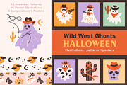 Wild West Halloween Collection + SVG, a Graphic by Katrinelly (Thumbnail 1 of 9)