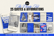 Quotes & Affirmations Canva Template, a Social Media Template by Marketello Studio (Thumbnail 1 of 5)