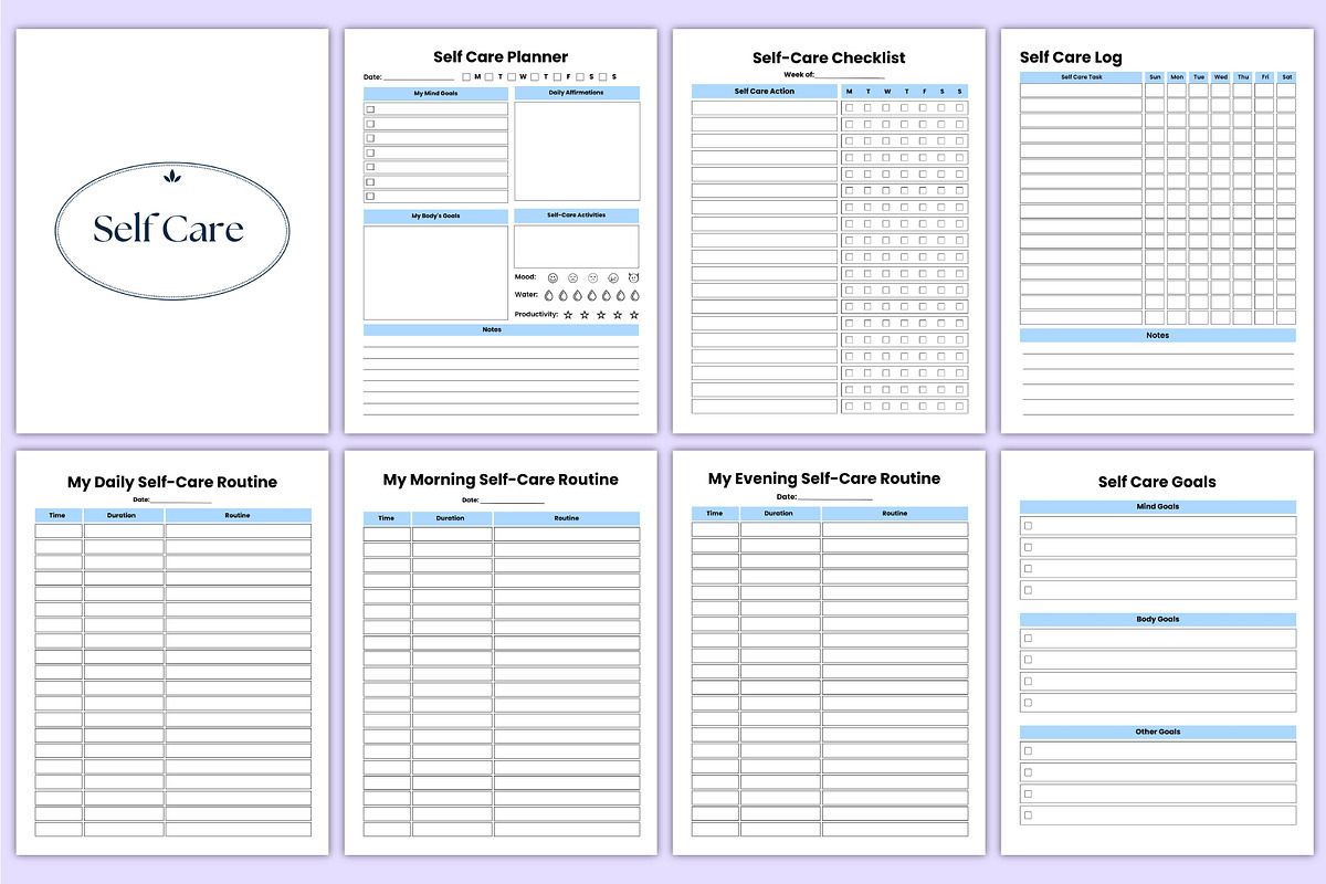 Complete Life Planning Organizer Kdp, a Stationery Template by Mustafiz (Photo 5 of 9)