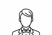 41 Wedding Event Icon Pack, an Outline Icon by adenpinkstore (Thumbnail 6 of 17)