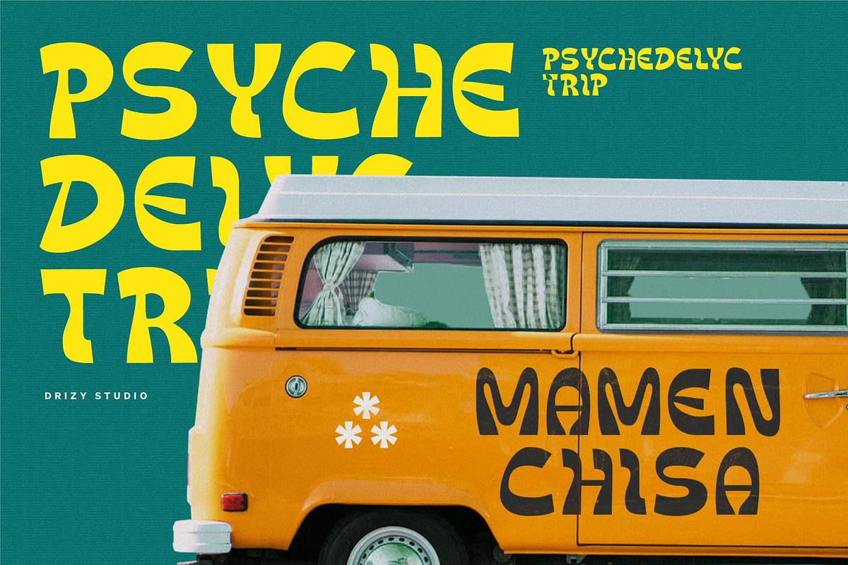Mamenchisa, a Font by Drizy (Photo 2 of 9)