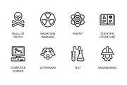 96 Science icons, an Outline Icon by vectorstank (Thumbnail 12 of 14)