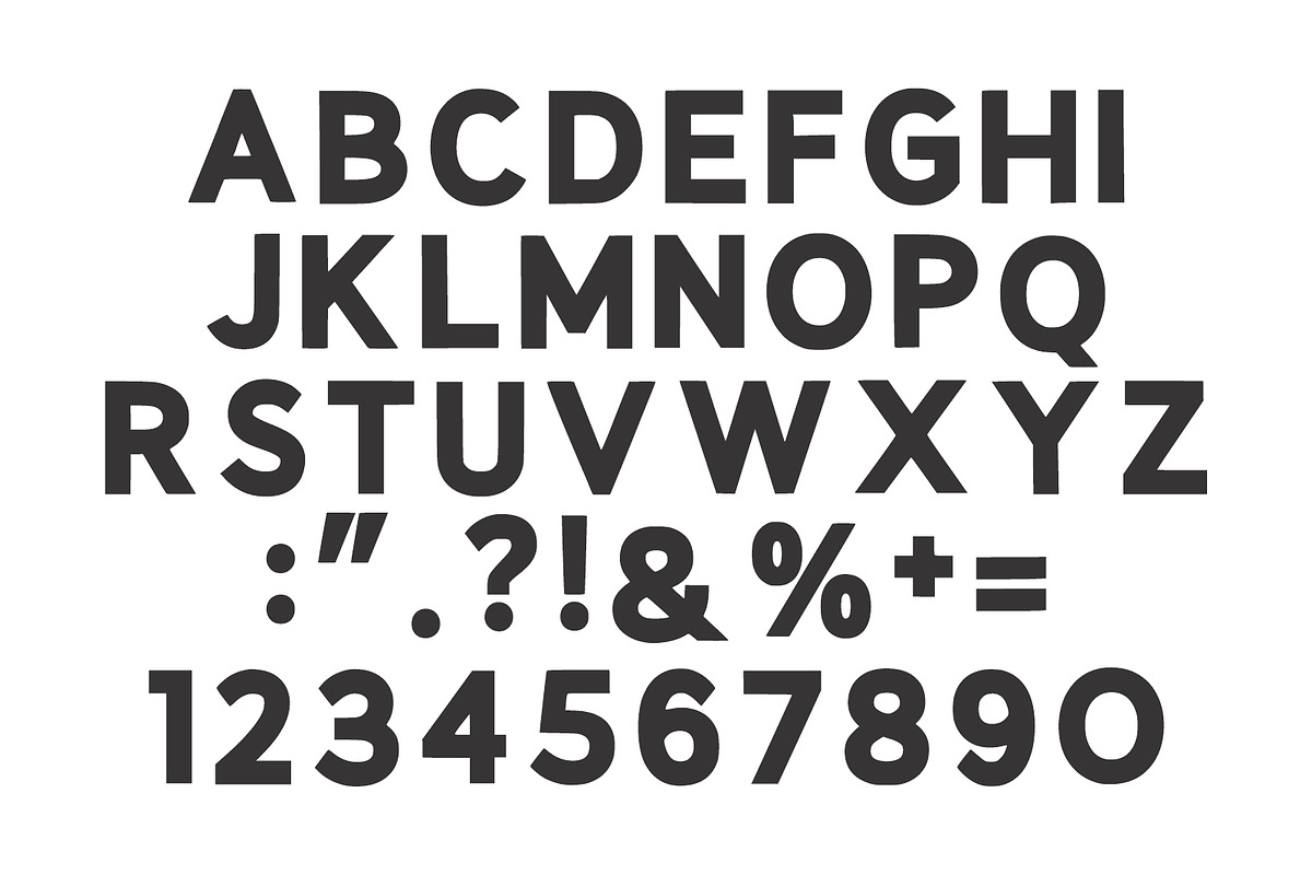 Luxury Black – Modern Display Font, a Sans Serif Font by Fourteen Letter (Photo 5 of 6)