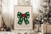 Christmas Bow Knitted Coquette, an Illustration by DreamArtGraphic (Thumbnail 5 of 6)