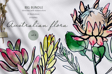 Australian flora. Set 4