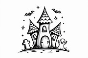 Spooky Halloween Clipart Set, an Illustration by BIPLOB EXPERT (Thumbnail 8 of 26)