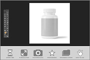 Supplement Pill Bottle Mockup, an Advertising Mockup by Bruno's Shop (Thumbnail 2 of 3)