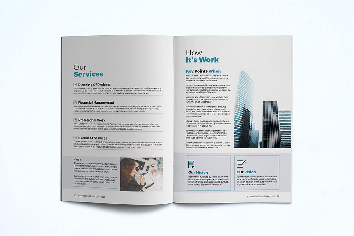 Business Brochure Template, a Brochure Template by UnicodeID (Photo 6 of 8)