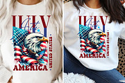 4th of July America T-Shirt Design, a Seasonal Illustration by Creative Arslan (Thumbnail 5 of 5)