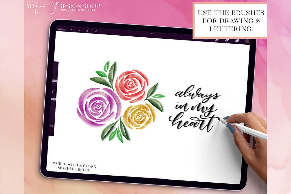Faded Shadow Procreate Brushes, a Brush Add-On by My Fancy Design Shop (Photo 6 of 9)