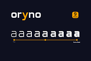Oryno, a Sans Serif Font by Zafiratype (Thumbnail 10 of 10)
