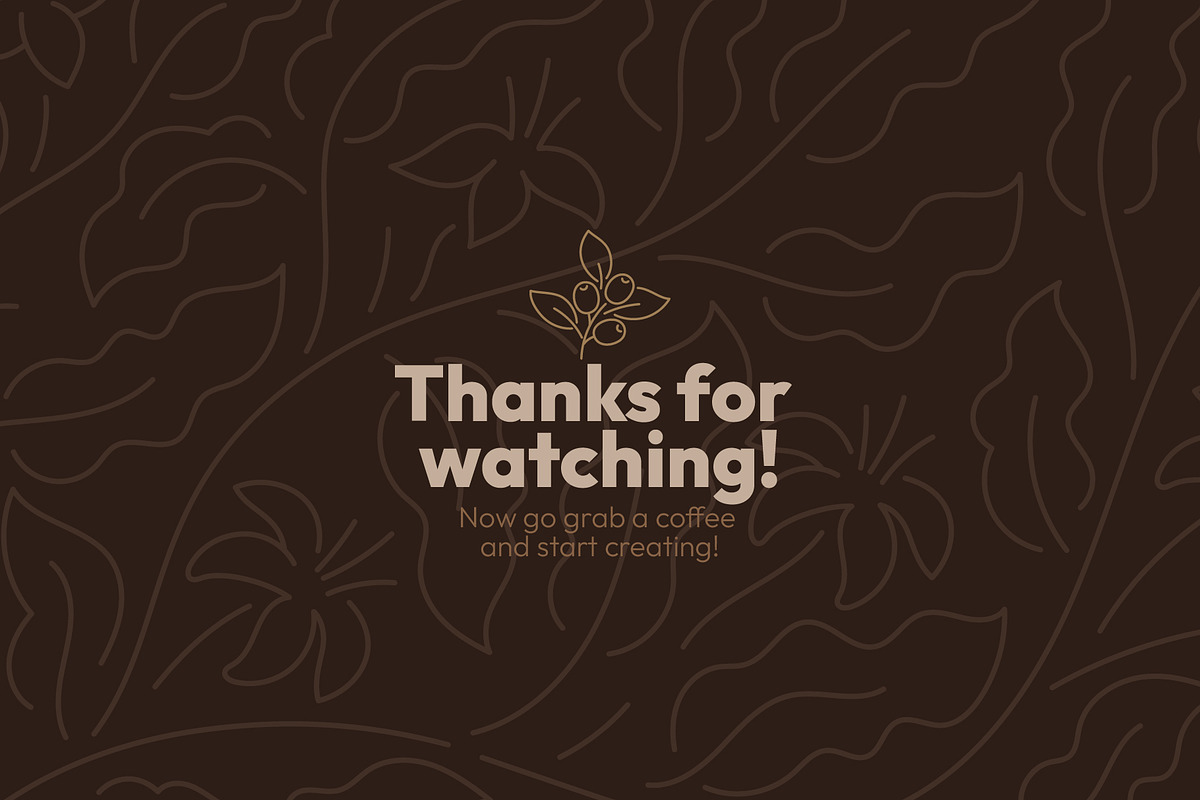 Coffee-themed Backgrounds and Icons, a Texture Illustration by Ilia Design (Photo 17 of 17)