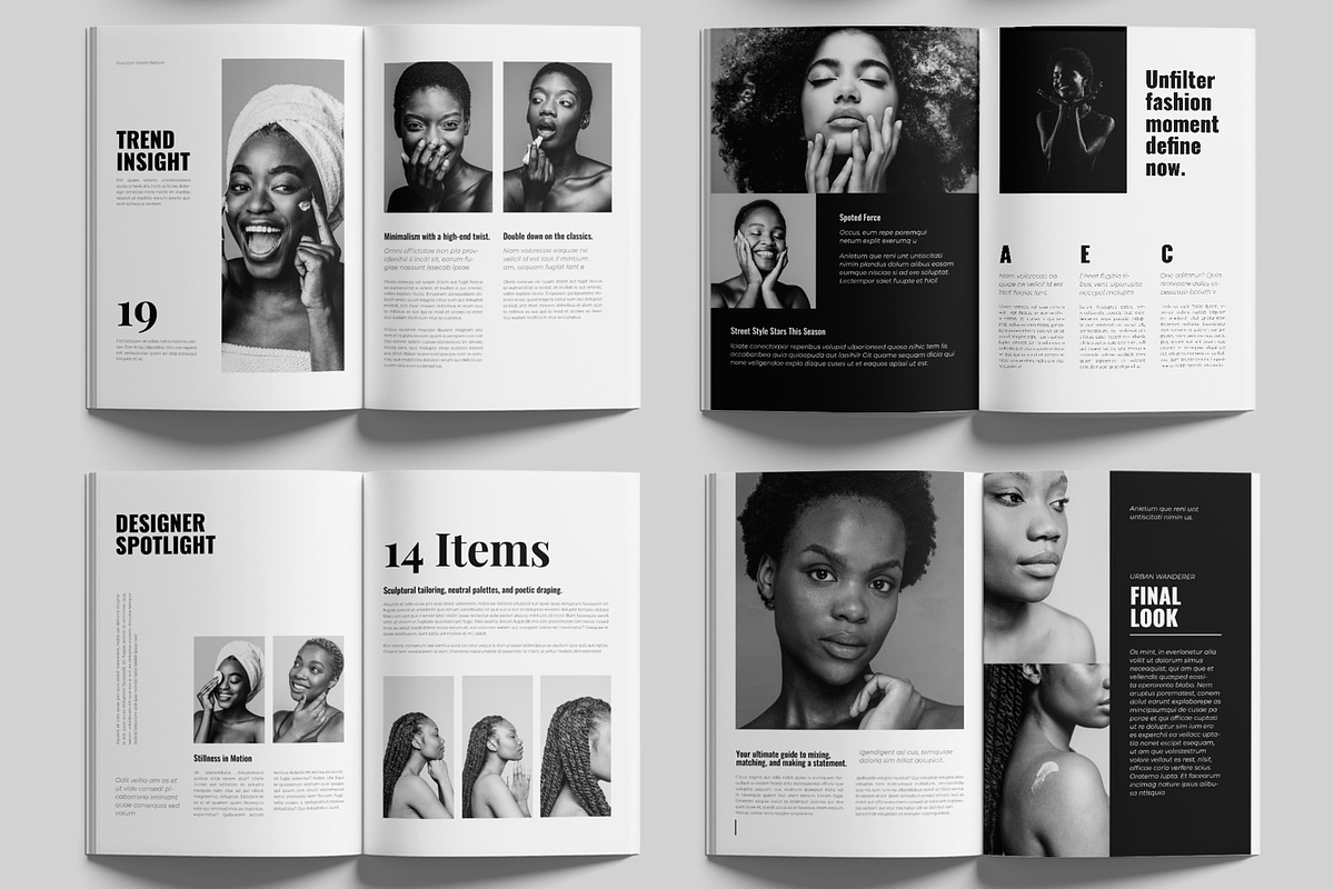 Fashion Lookbook Template, a Brochure Template by MightyDesign (Photo 4 of 8)