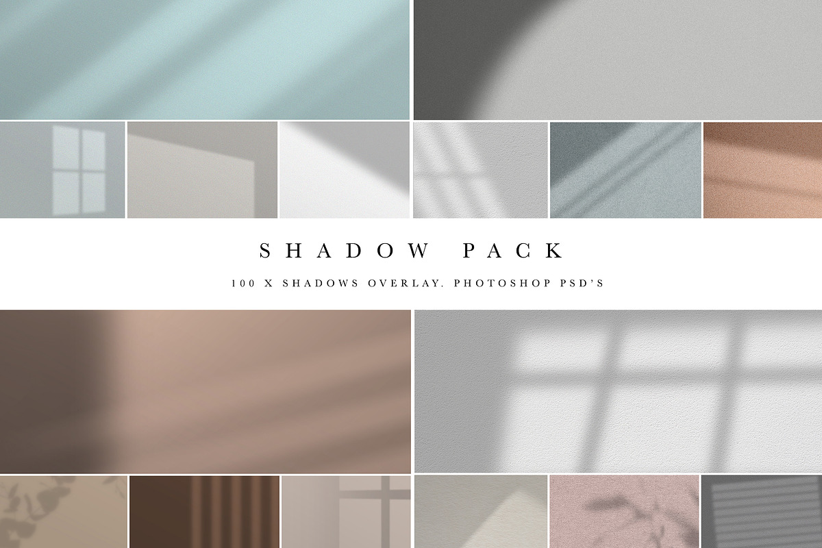 100 x Shadow Overlays BUNDLE, a Texture Graphic by Kzara Visual Concepts (Photo 1 of 5)