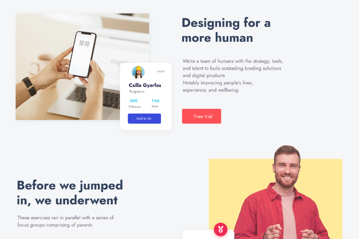 Digital Agency Landing Page, a Landing Page Template by FoxStore (Photo 4 of 6)