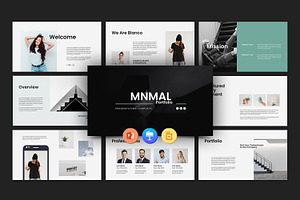 Minimal Portfolio Presentation, a Templates & Theme by Slide_Genius1