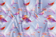 Ethereal Bloom Seamless Patterns, a Pattern Graphic by Olya Creative (Thumbnail 8 of 10)