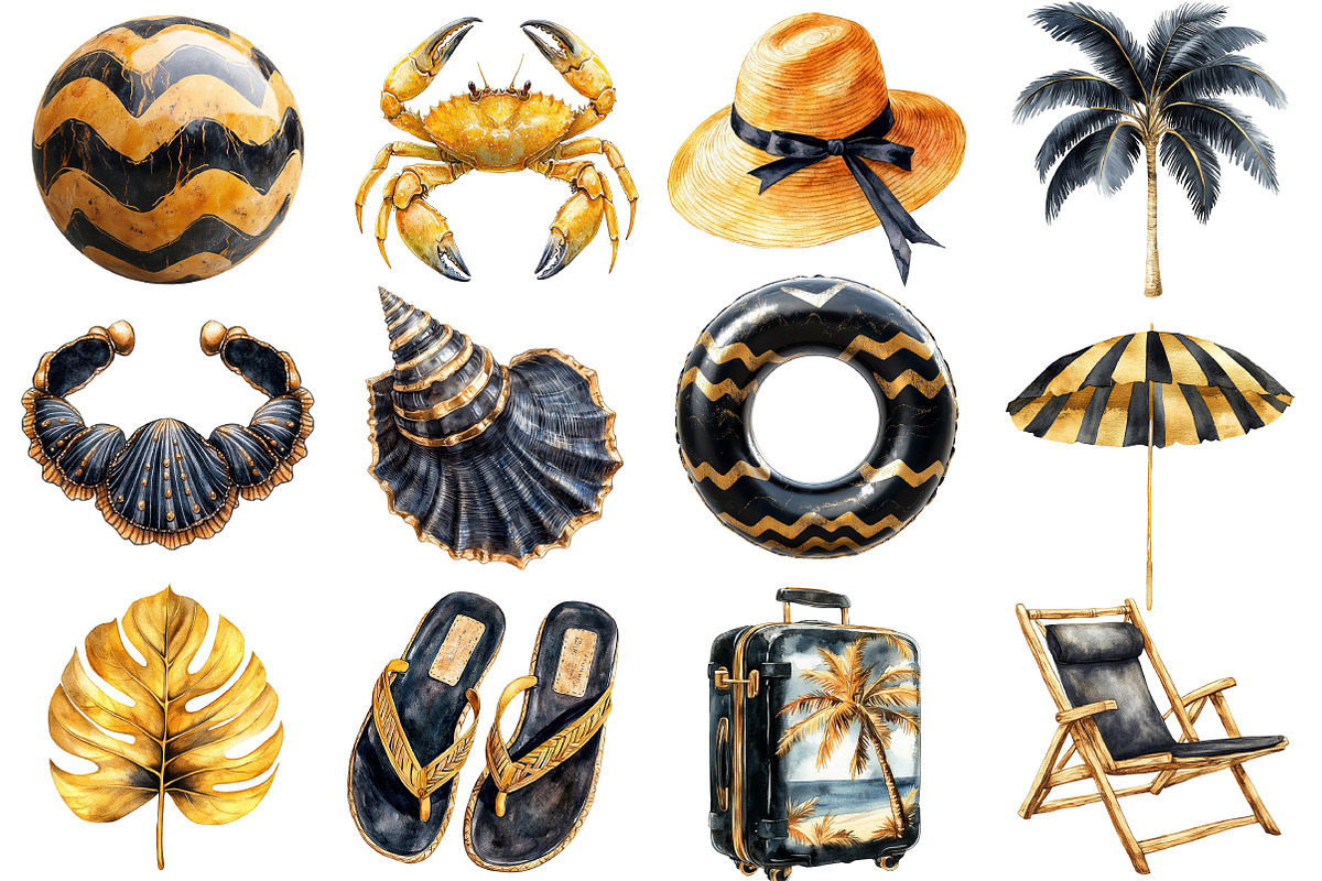 Beach Holiday PNG, an Illustration by SinaCreation (Photo 2 of 5)