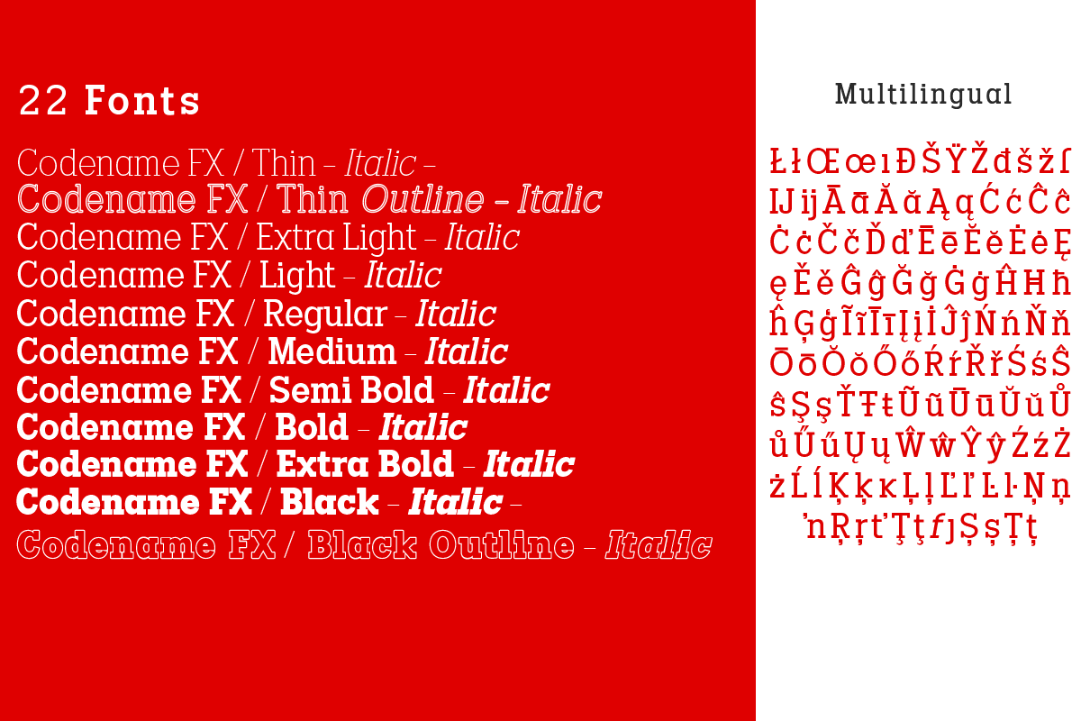 Codename FX, a Slab Serif Font by Differentialtype (Photo 4 of 10)