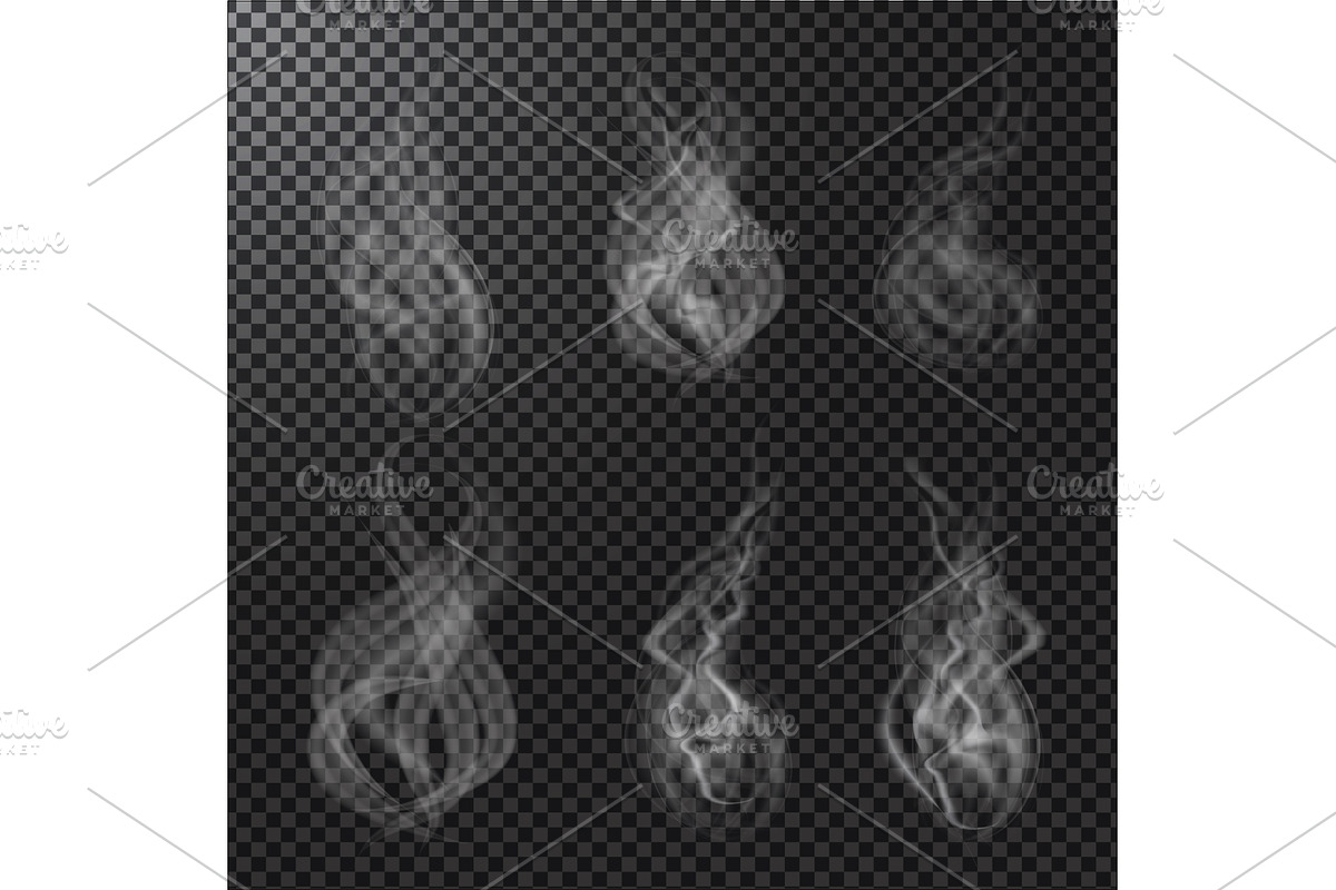 Smoke on transparent background., an Illustration by piter.goskov