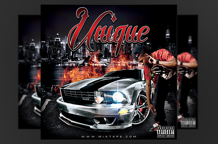 Unique Mixtape Cover Template