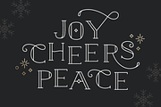 Merry Christmas Font - with sparkles, a Font by Leslie Ray (Thumbnail 2 of 5)