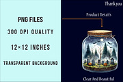 Halloween Mason Jar Clipart PNG, an Illustration by SinaCreation (Thumbnail 6 of 7)
