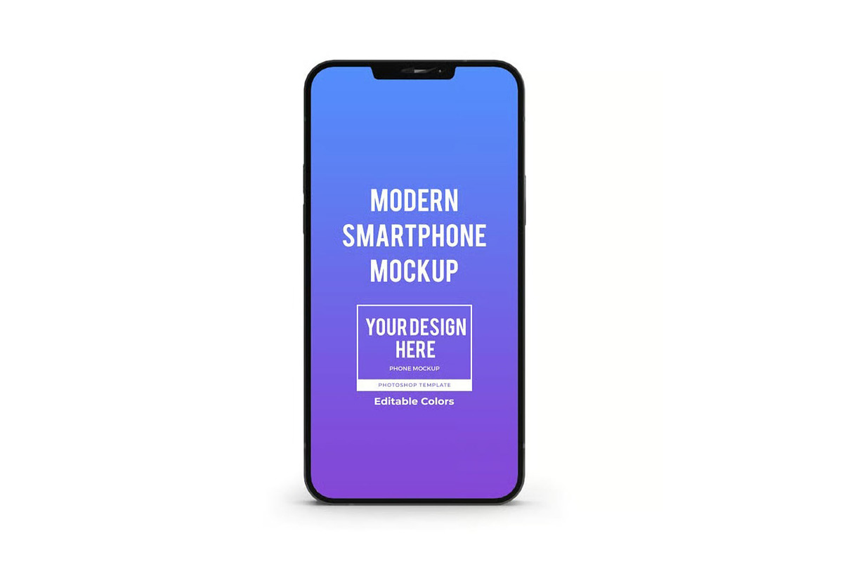 iPhone 13 Mockup Smartphone Template, an iPhone Mockup by DesignRushMarket (Photo 8 of 11)