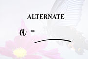 Butterflies | Script Font, a Handwritten Font by Scratchones (Thumbnail 8 of 9)
