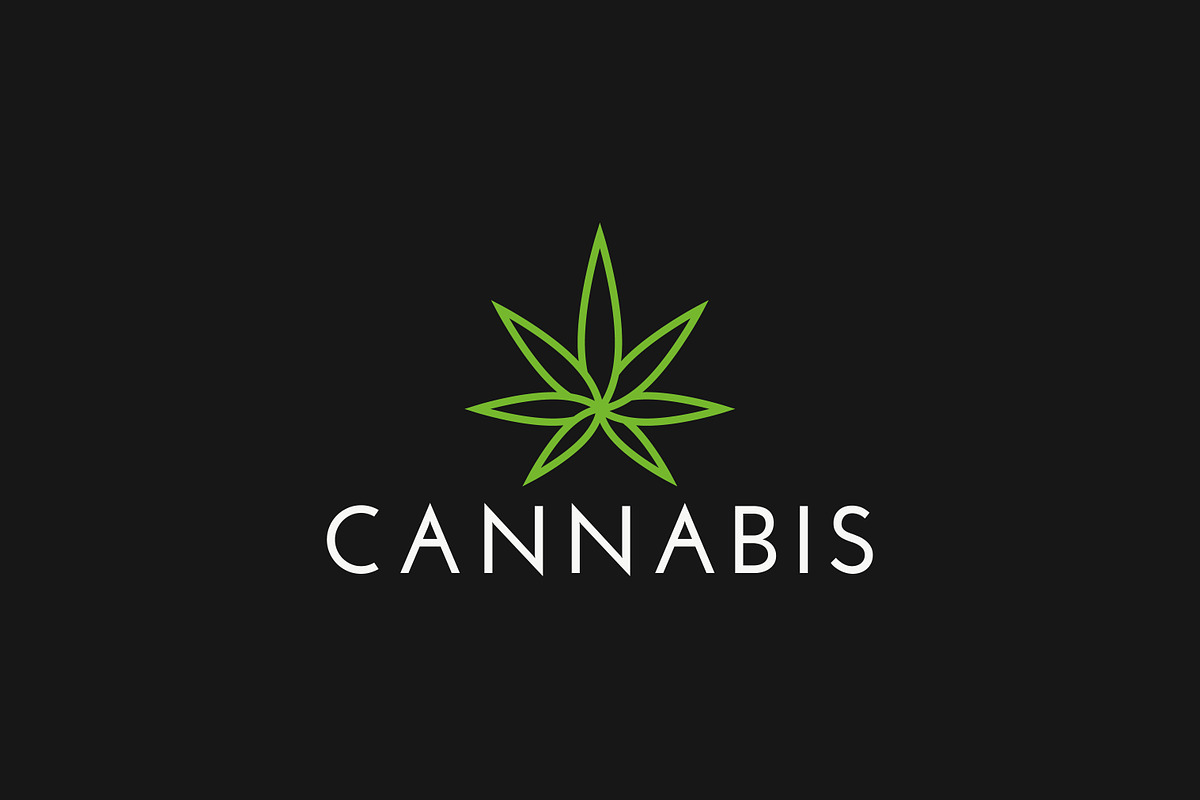 Green Cannabis Leaf Logo, a Branding & Logo Template by Signatoro (Photo 1 of 2)
