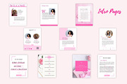 Ebook template canva pink templates, a Books & Magazine Mockup by Millennials Marketing (Thumbnail 4 of 10)