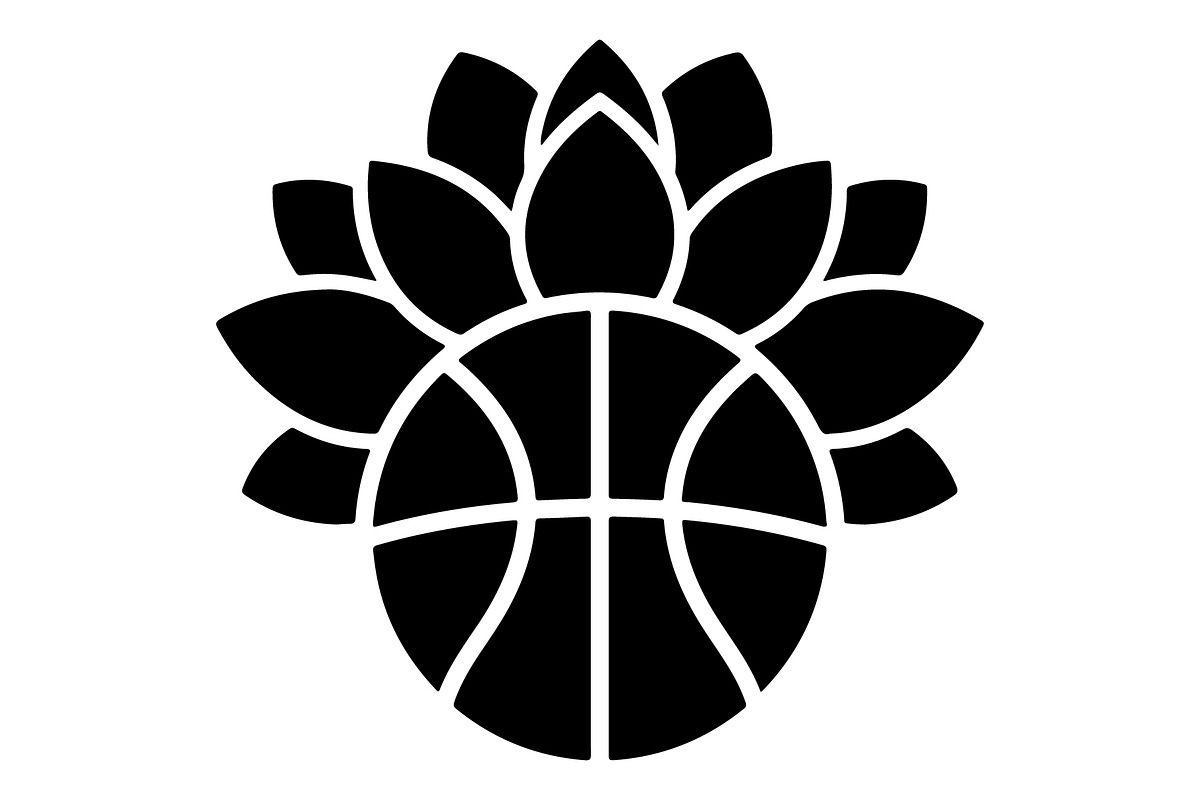 Basketball Lotus Emblem, an Object Graphic by Gfx_Store (Photo 8 of 15)