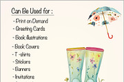 Whimsical Spring Clipart Bundle, a Person Illustration by Fusion Dream (Thumbnail 10 of 10)