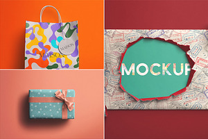 Gift Box Mockups Bundle