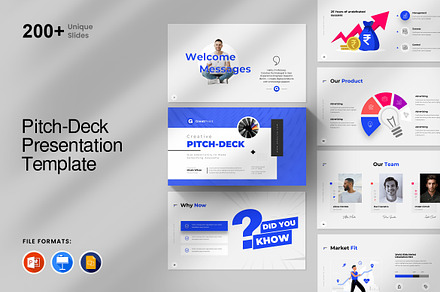 Pitch-Deck Presentation Template, a Presentation Template by GenerousArt
