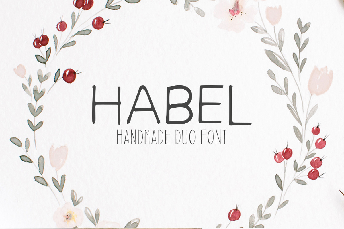 Habel Handmade Duo Font