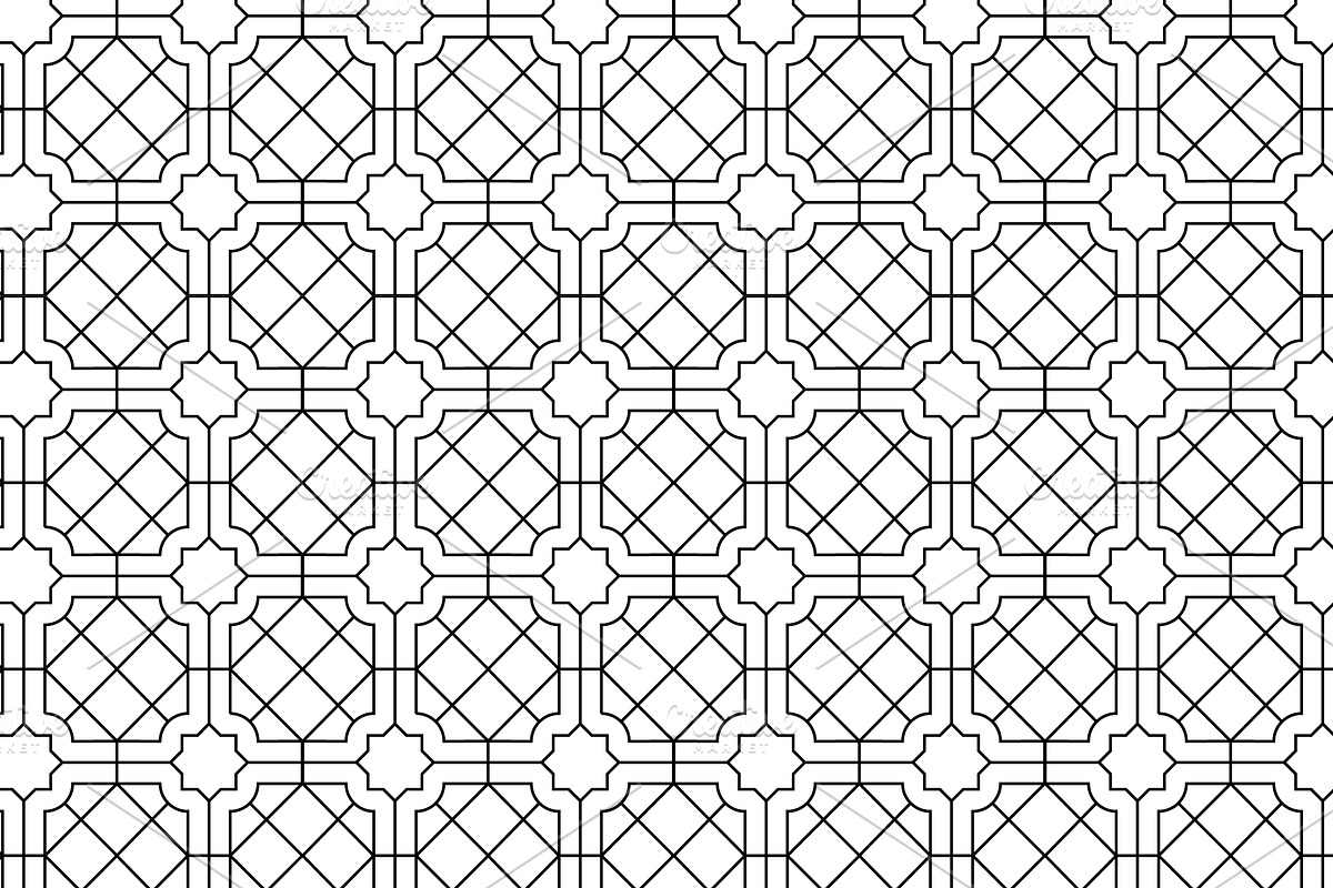 Islamic Arabic Seamless Pattern, a Pattern Graphic by NasirGrfx (Photo 11 of 13)