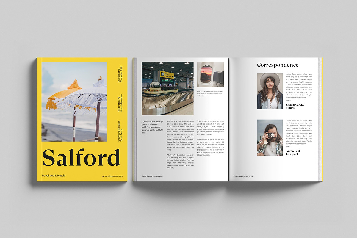 Magazine Mockup, a Books & Magazine Mockup by UFR_GRAPHIC (Photo 3 of 5)