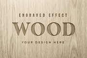 Engraved Wood Text Mockups, a Mockup by Medialoot (Thumbnail 5 of 5)