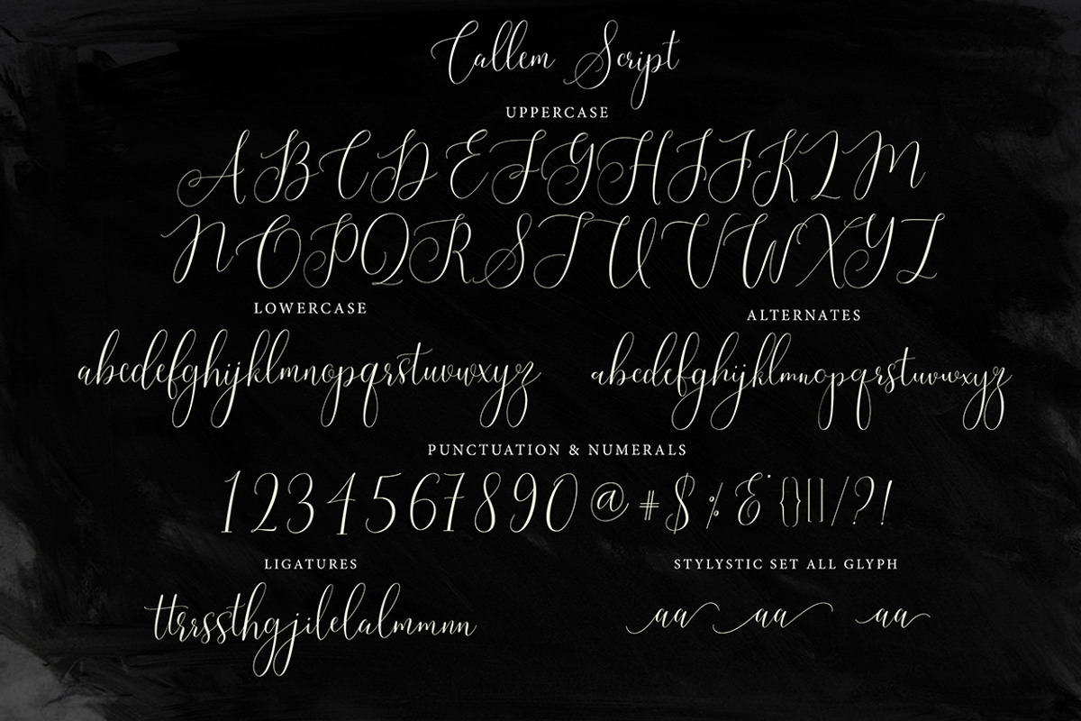 Callem, a Script Font by Genesis Lab