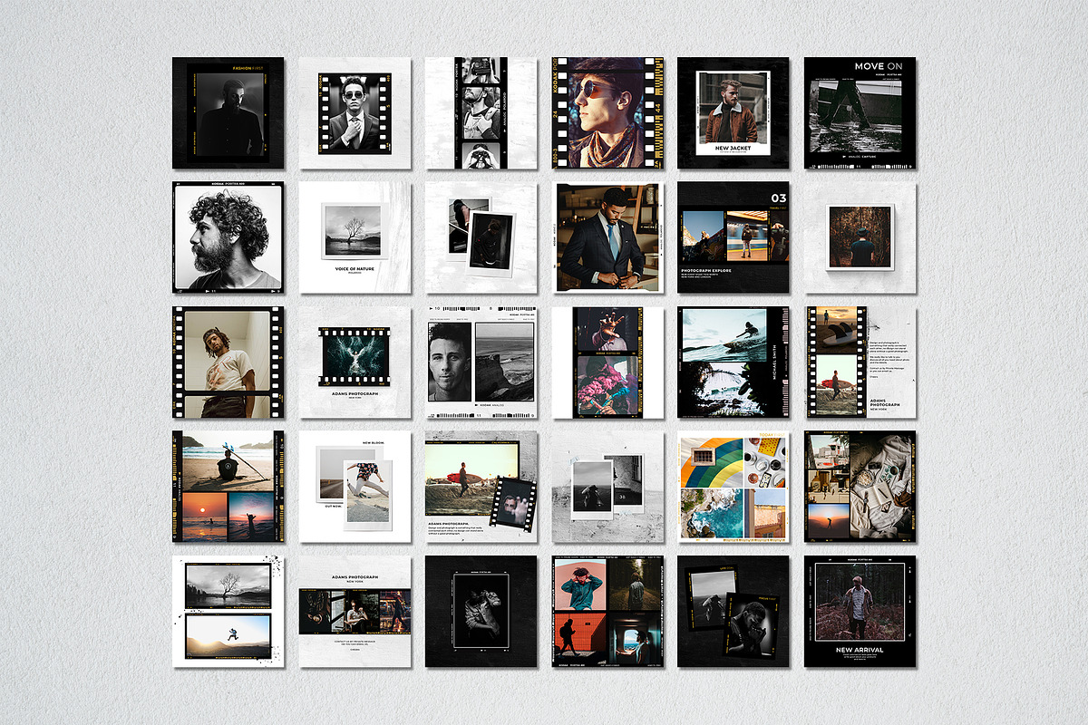 Film Frame Bundle, a Social Media Template by Analogi Studio (Photo 8 of 53)
