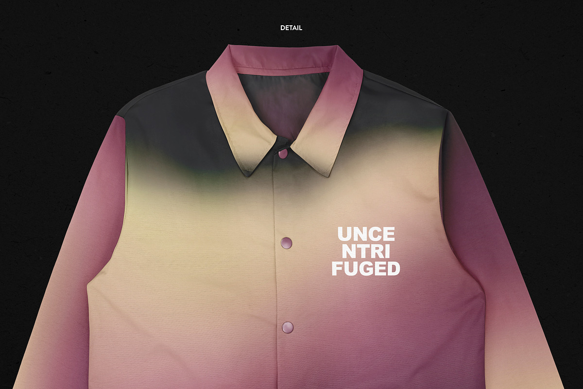 Realistic Coach Jacket Mockup, an Apparel Mockup by Uncentrifuged Pressure (Photo 7 of 8)