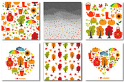 Big autumn set of patterns, a Pattern Graphic by Orangepencil (Thumbnail 4 of 7)