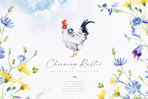 Charming Rustic Watercolors
