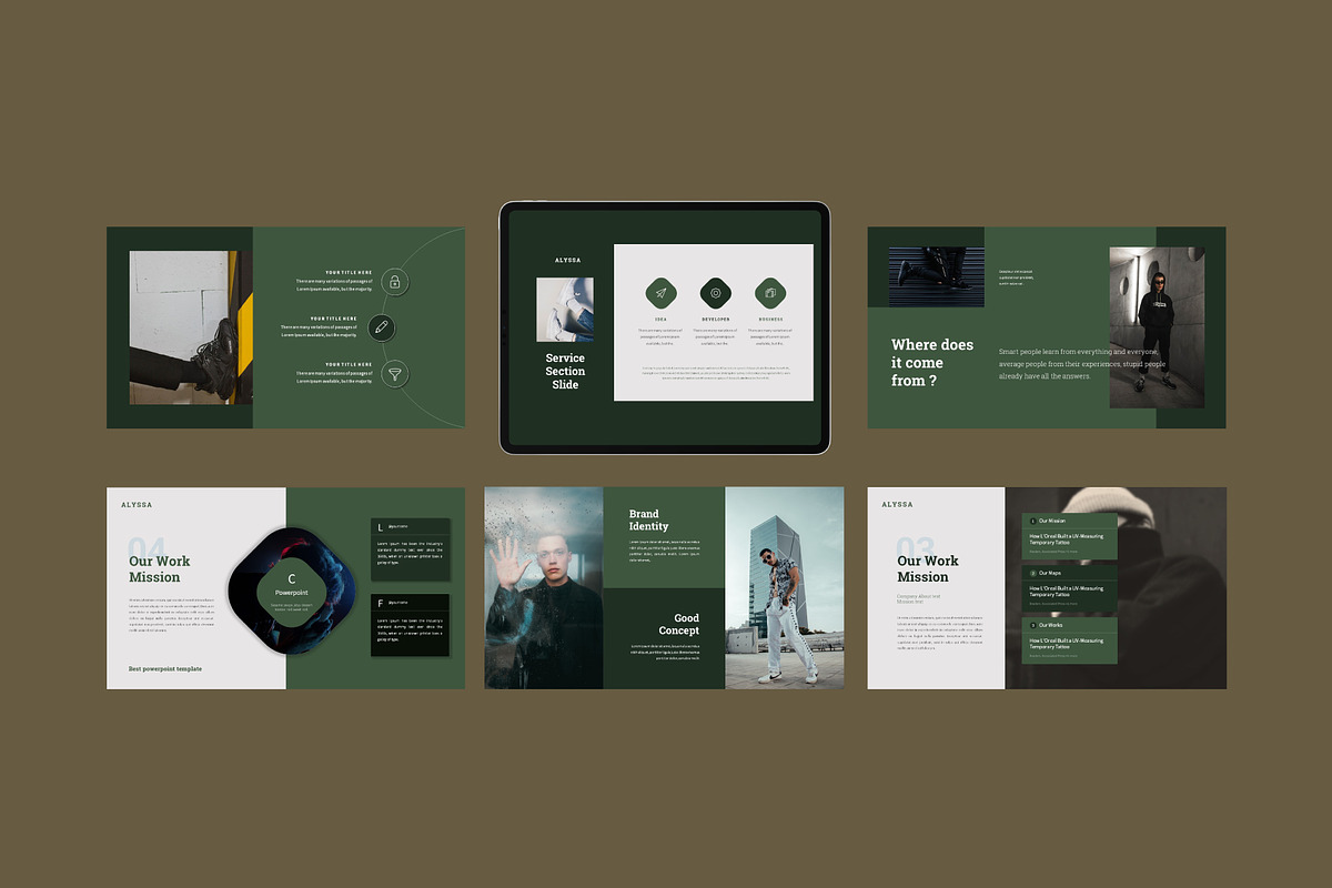Alyssa Google Slides, a Presentation Template by GridlineType (Photo 4 of 9)