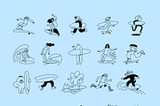 Surf & Sport Vector Illustrations, an Object Graphic by venimo (Thumbnail 14 of 15)