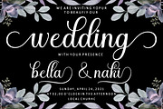 Bella Bellivia, a Script Font by Strong.co (Thumbnail 3 of 9)