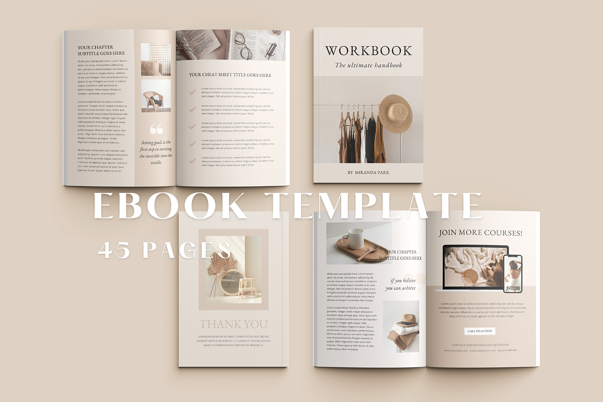 Ebook Workbook Handbook Template, a Magazine Template by ShopRShop (Photo 1 of 11)