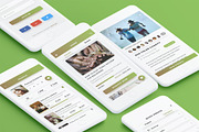 Janna Charity Mobile UI Kit, an UI Kit Template by No.13 (Thumbnail 5 of 5)